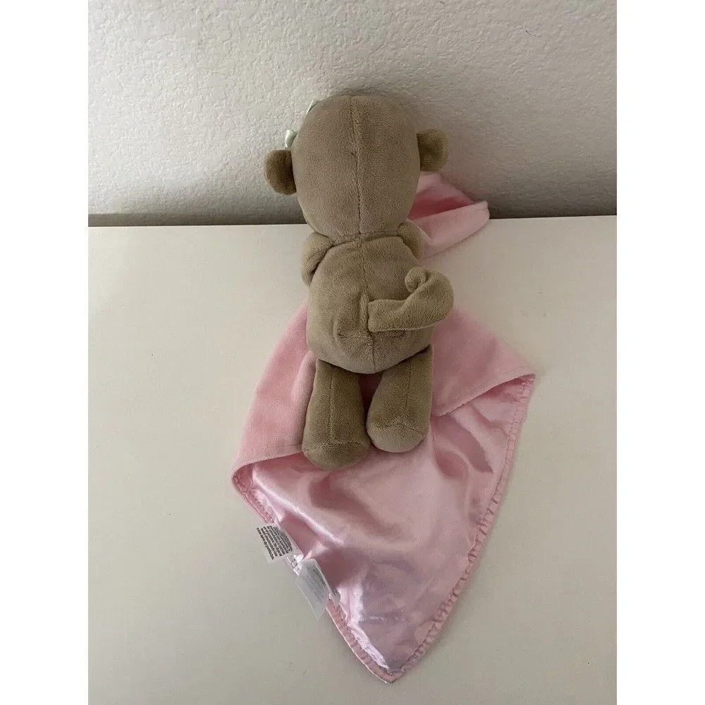 Carter's Child of Mine Monkey Pink Lovey Rattle Security Blanket Sweet Cupcake